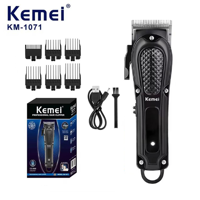 Power Xchange Tools - Kemei KM-1071 Elektrische Haarschneidemaschine UBS Wiederaufladbare