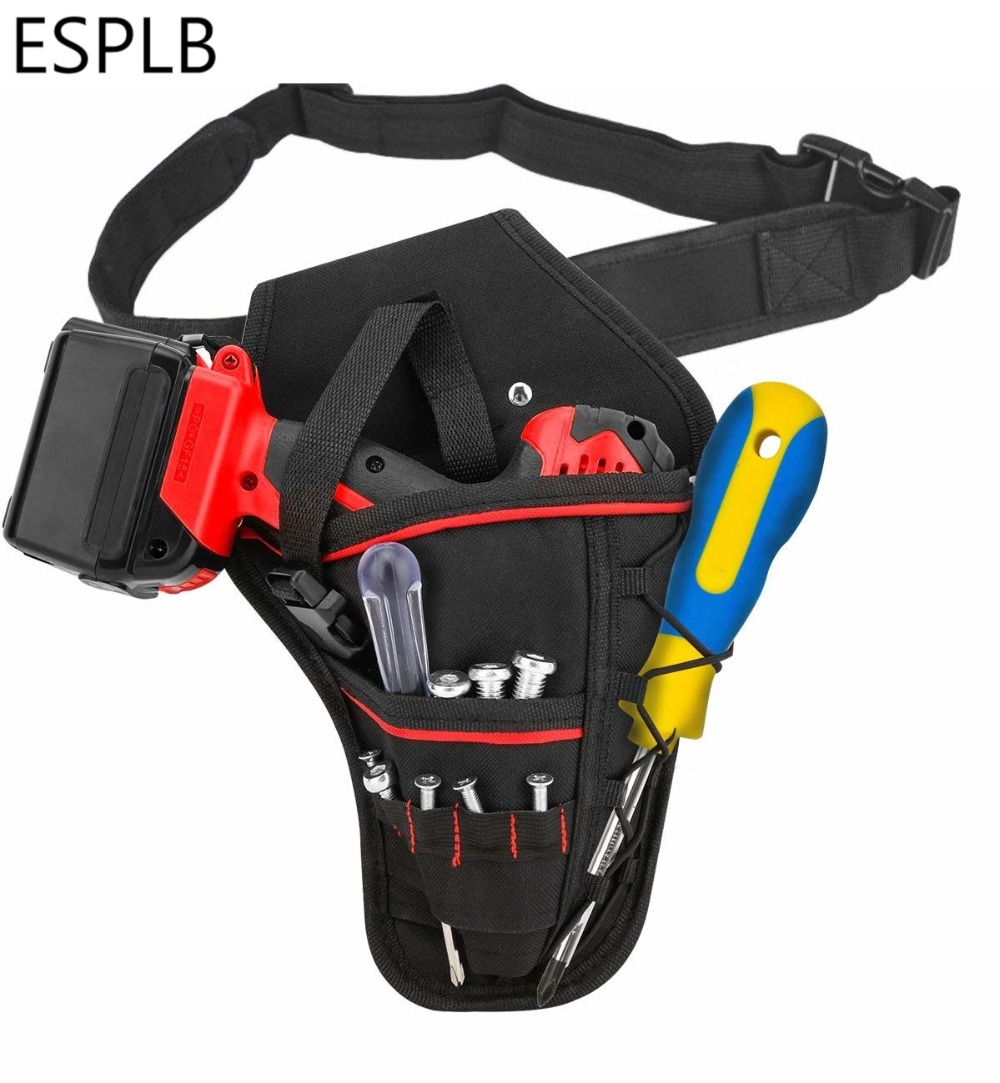 Power Tools Jack Hammer - ESPLB Multifunktionale wasserdichte Bohrerholster Taille Werkzeugtasche