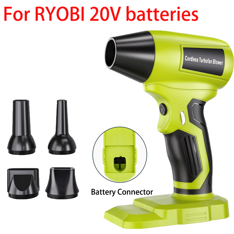 Power Tools Keyboard Manager - Elektrowerkzeug-Zubehör, bürstenloser Turbogebläse für Ryobi, 18