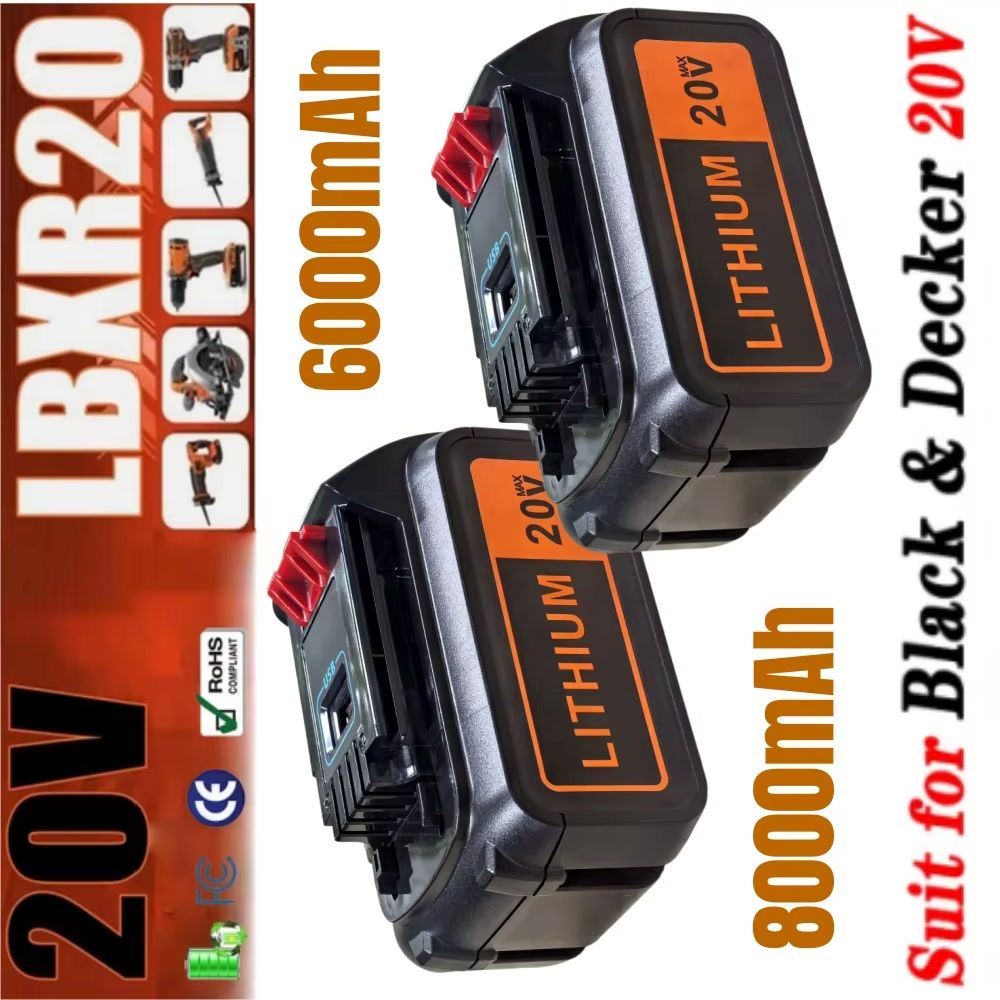 8Ah Hochleistungs-Ersatzakku f – Black+Decker Tool 20V Max Bewertung und Preis