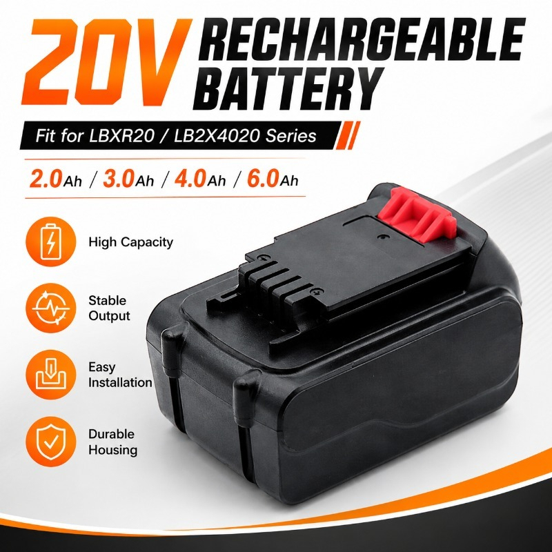 20V Max 6,0Ah Lithium-Ionen Er – Black+Decker Tool 20V Max Bewertung und Preis