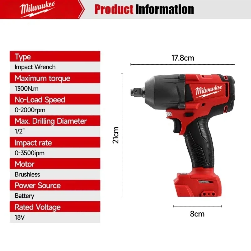 Milwaukee Bürstenloser Akku-We – Power Tools Spare Parts Bewertung und Preis