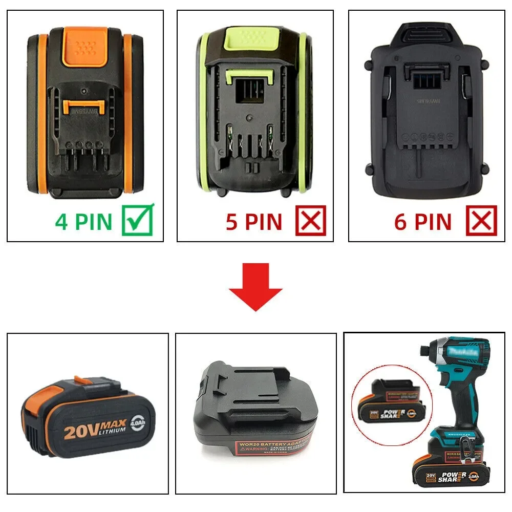 Konverter Batterie Adapter Für – Power Tools Orange Bewertung und Preis