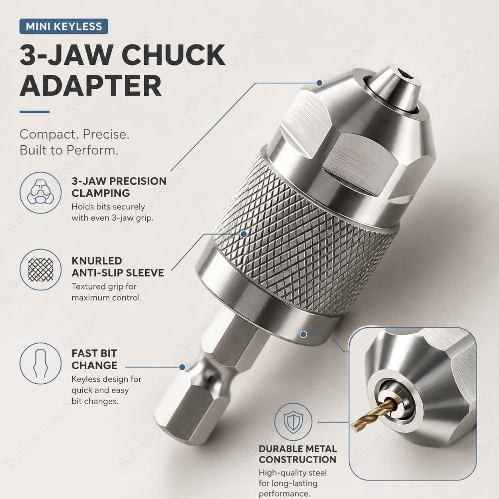 3-Backen-Bohrfutteradapter mit – Einhell Power X Tools Bewertung und Preis