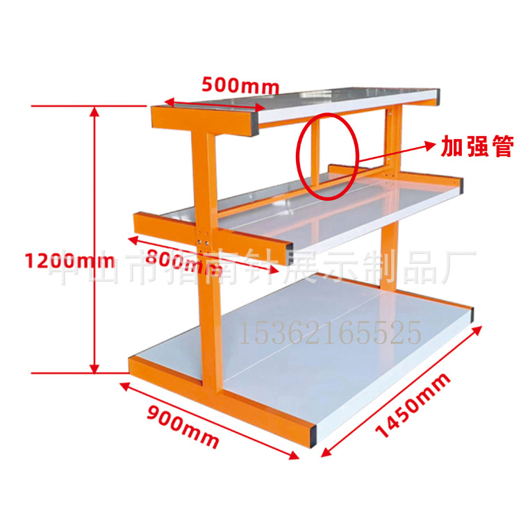 Werkzeugregal mit drei Ebenen, – Power Tools Display Rack Bewertung und Preis