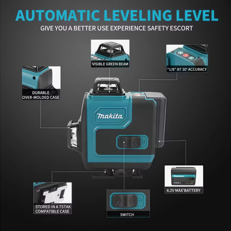 Makita Hochpräziser Grüner Las – Power Tools Green Bewertung und Preis